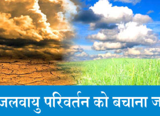 जलवायु को दुरूस्त रखने के प्रयास करने होंगे तेज Climate Change