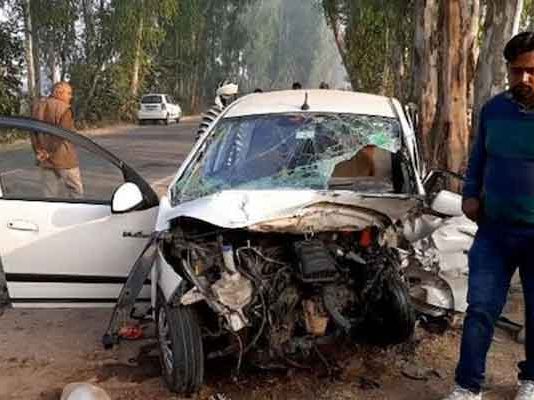 Road accident in Kaithal sachkahoon