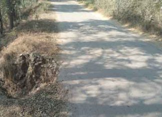 सड़क किनारे बने गड्ढ़े बन सकते हैं मौत का कारण Roadside potholes sachkahoon