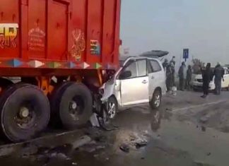 Several vehicles collided sachkahoon