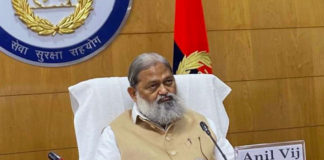 Health Minister Anil Vij