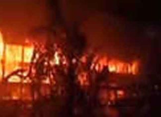 Boat fire in Bangladesh sachkahoon