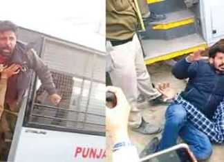 Heavy protest against Chief Minister Channi sachkahoon