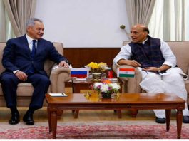 टू प्लस टू वार्ता से पहले रूसी रक्षा मंत्री से मिले राजनाथ Rajnath Singh