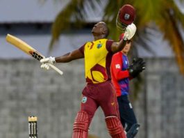पॉवेल के विस्फोटक शतक से विंडीज ने इंग्लैंड को 20 रन से हराया, बनाई 2-1 की बढ़त Rovman Powell