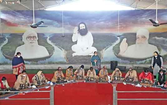 Sisters of Kaithal Block made masks sachkahoon