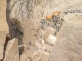 तोशाम खनन क्षेत्र में दरका पहाड़, दो लोगों की मौत, कई दबे Tosham Mining Area