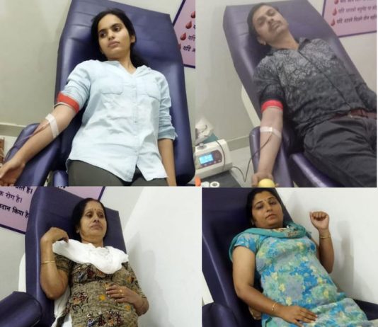 सफाई महा अभियान मिलने की खुशी में साध-संगत ने किया रक्तदान Blood Donation