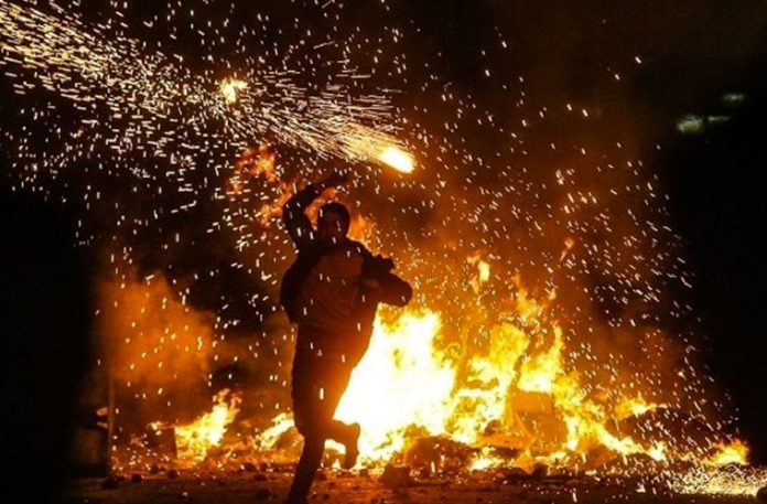 Fire Festival in Iran