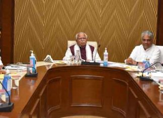 सीएम मनोहर लाल तथा केंद्रीय मंत्री भूपेंद्र यादव ने किया संबंधित अधिकारियों के साथ मंथन Manohar Lal Khattar Sachkahoon