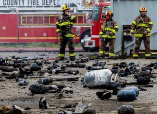 Metal Recycling unit exploded