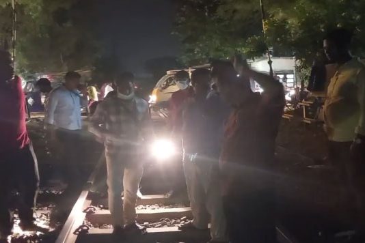 Bomb Blast on Railway Track
