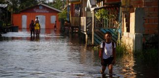 Flood in Brazil