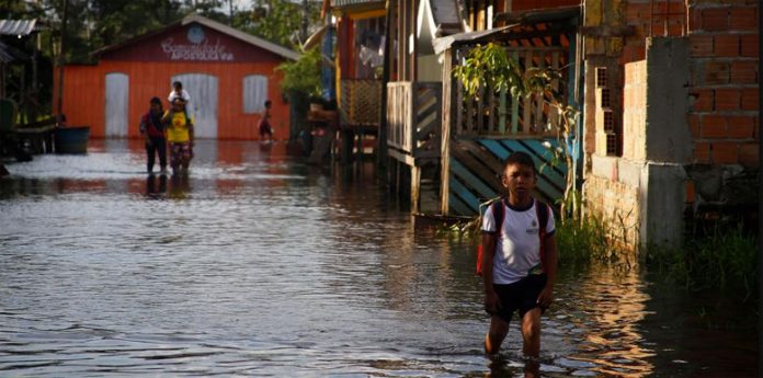 Flood in Brazil