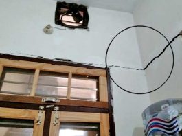 crack in house