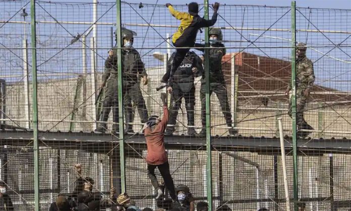 Spain border