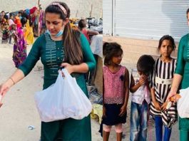 पहली सैलरी आने पर प्रियंका इन्सां ने बच्चों को बांटी खाद्य सामग्री welfare work