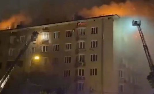 Fire in Moscow