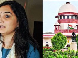 नूपुर शर्मा विवाद : सुप्रीम कोर्ट ने नविका को दी अंतरिम राहत