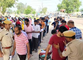 पहली पारी में 95.99 तो दूसरी में 86.77 प्रतिशत अभ्यर्थियों ने दी रीट की परीक्षा