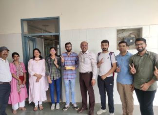 शालिनी रही हरियाणा में अव्वल, प्राचार्य ने दी बधाई