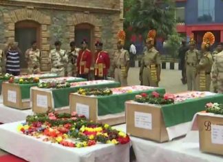 सिन्हा ने शहीद आईटीबीपी जवानों को दी श्रद्धांजलि