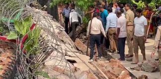 Wall Collapse in noida