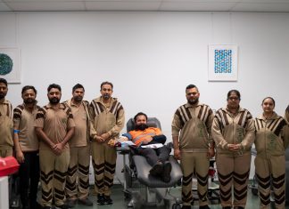 महा परोपकार माह की खुशी में न्यूजीलैंड के डेरा श्रद्धालुओं ने लगाया रक्तदान शिविर