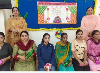 दीप सज्जा में रीतिका, थाली सजा में तनु और रंगोली में अमनदीप कौर रही अव्वल Shah Satnam Ji College of Education