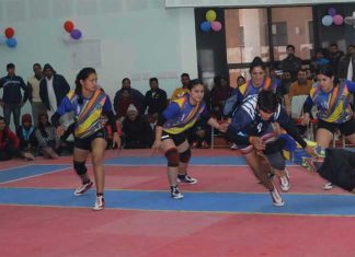 महिला कबड्डी प्रतियोगिता में एचपी विवि शिमला को हराकर कुरुक्षेत्र विवि बना विजेता