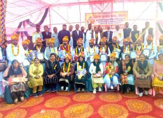 प्रजापति समाज के नव निर्वाचित पंचायत समिति सदस्यों व सरपंचों का हुआ सम्मान