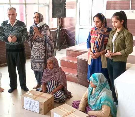 देहदानी विजय इन्सां को अर्पित की श्रद्धांजलि