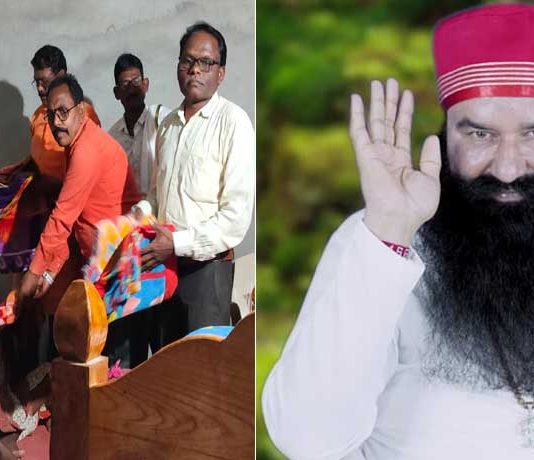 कडकड़ाती ठंड में महाराष्ट्र के डेरा श्रद्धालुओं ने जरूरतमंदों को दिए गर्म कम्बल