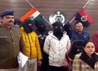 लॉरेंस गैंग के दो शॉर्प शूटरों सहित पांच गिरफ्तार