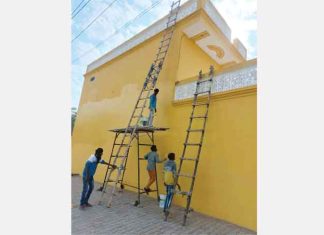 सतगुरु धाम रानियां की सुंदरता को लगाए जा रहे चार चांद