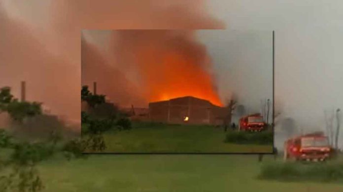 Fire in Spinning Mill