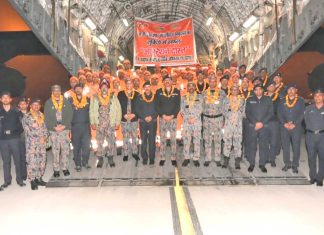 तुर्की में मानवता का फर्ज निभाकर भारत लौटे एनडीआरएफ के 56 फरिस्ते NDRF