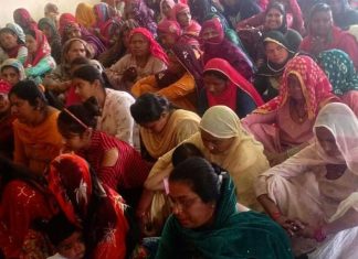 उकलाना ब्लॉक की साध-संगत द्वारा गांव नंगथला में ब्लॉक स्तरीय नाम चर्चा का आयोजन किया गया