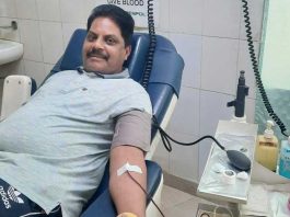 जन्मदिन पर डेरा श्रद्धालु ने किया रक्तदान