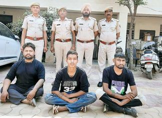 केदार चौक में फायरिंग करने के तीन आरोपी गिरफ्तार