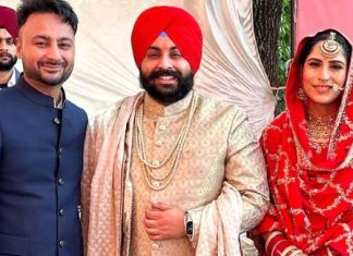 Bunty Bains With Harjot Bains And His Wife