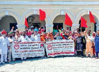 रोष: गुस्साए कर्मचारियों ने मेडिकल सुपरडैंट कार्यालय समक्ष दिया धरना Patiala News