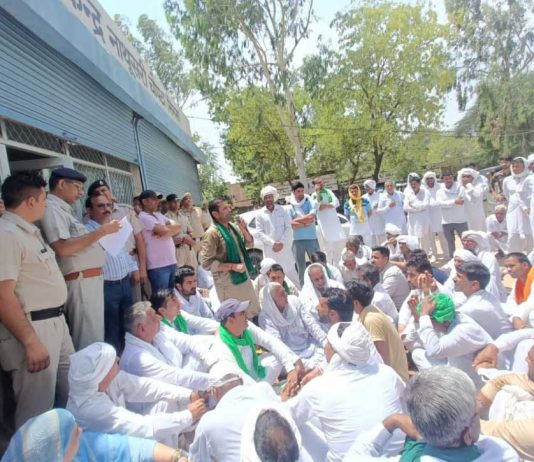 farmers protest
