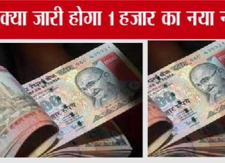 1000 Rupee Notes