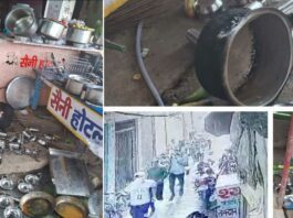 नकाबपोशों ने किया होटल पर हमला, तोड़फोड़, मारपीट Aurangabad News