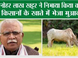 CM Manohar Lal: मनोहर ने निभाया किया वायदा, किसानों के खाते में भेजा मुआवजा CM Manohar Lal