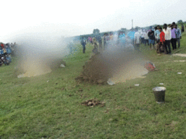 जाडौल में एक साथ जलीं तीन चिता Bulandshahr News