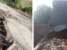 भरभरा कर गिरा सुरजावली में मजदूर का पक्का मकान Bulandshahr News