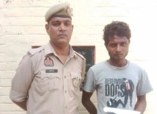 युवक से अवैध छुरा बरामद, भेजा जेल Kairana