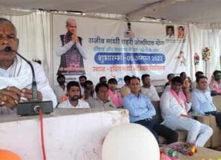 इंदिरा गांधी स्टेडियम में राजीव गांधी ग्रामीण और शहरी ओलंपिक खेलों का शुभारंभ Chittorgarh News